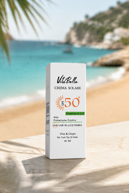 کرم ضد آفتاب Spf 50 بی رنگ ویتابلا