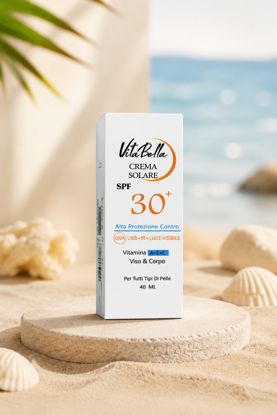 کرم ضد آفتاب Spf 30 بی رنگ ویتابلا اصل و اورجینال