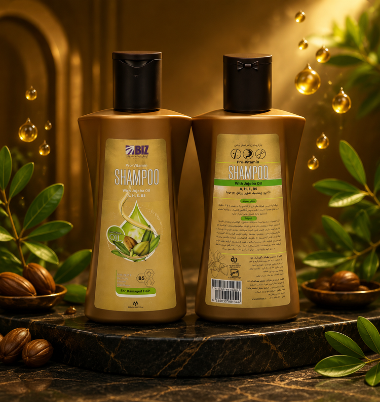 شامپو روغن جوجوبا بیز