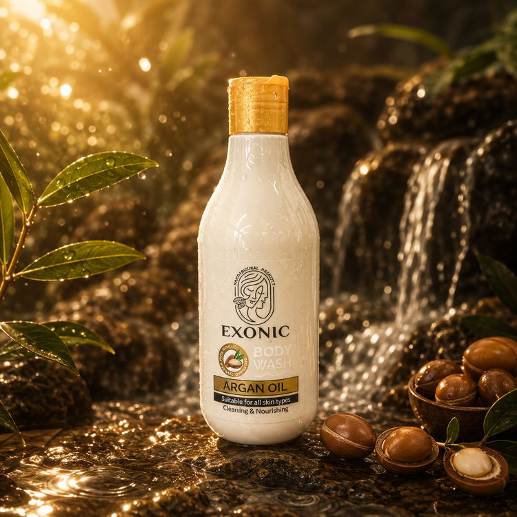 شامپو بدن روغن آرگان Exonic
