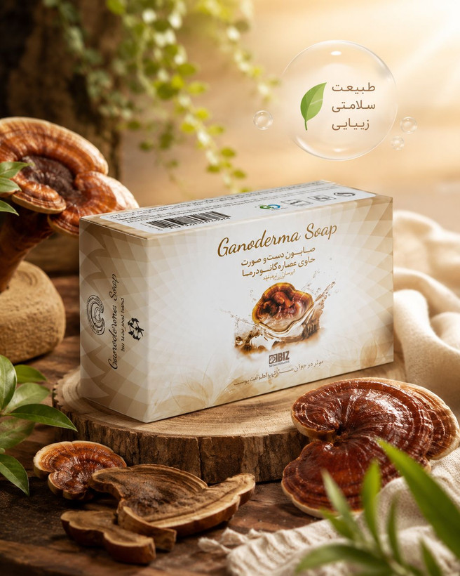 صابون قارچ گانودرماBiz