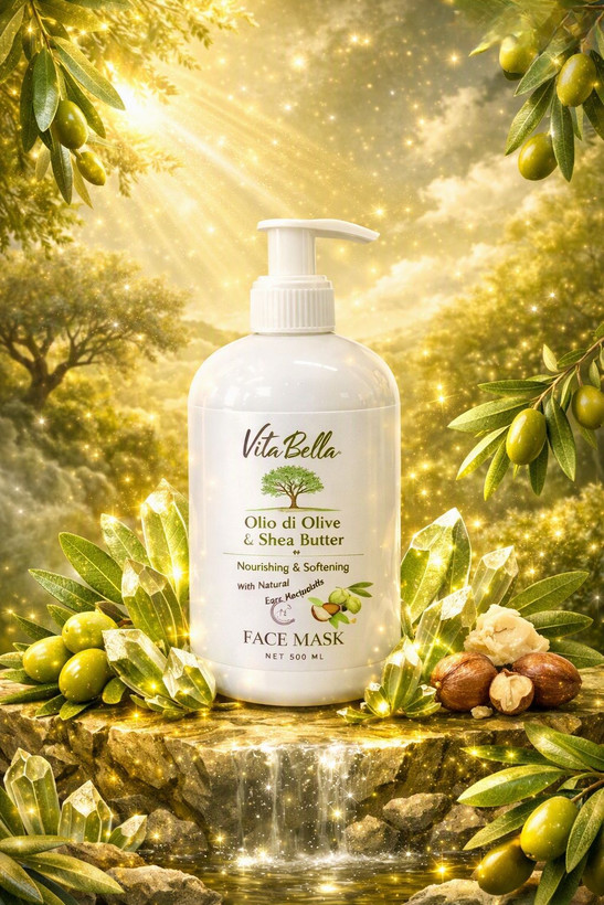 ماسک صورت روغن زیتون و شی باتر 300 میل ویتابلا اصل و اورجینال