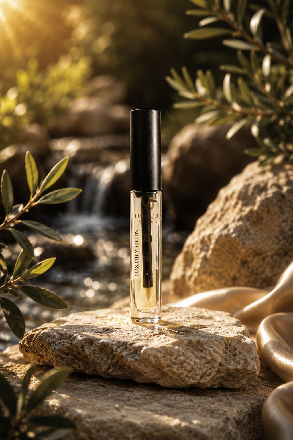 محلول روغن تقویت مژه 4 میل لاکچری کوین اصل و اورجینال