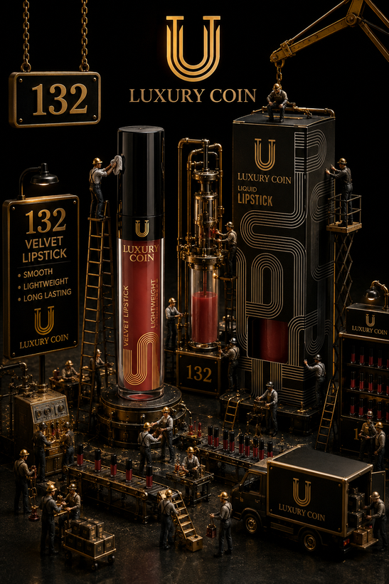 رژ لب مایع لاکچری کوین 132 اصل و اورجینال