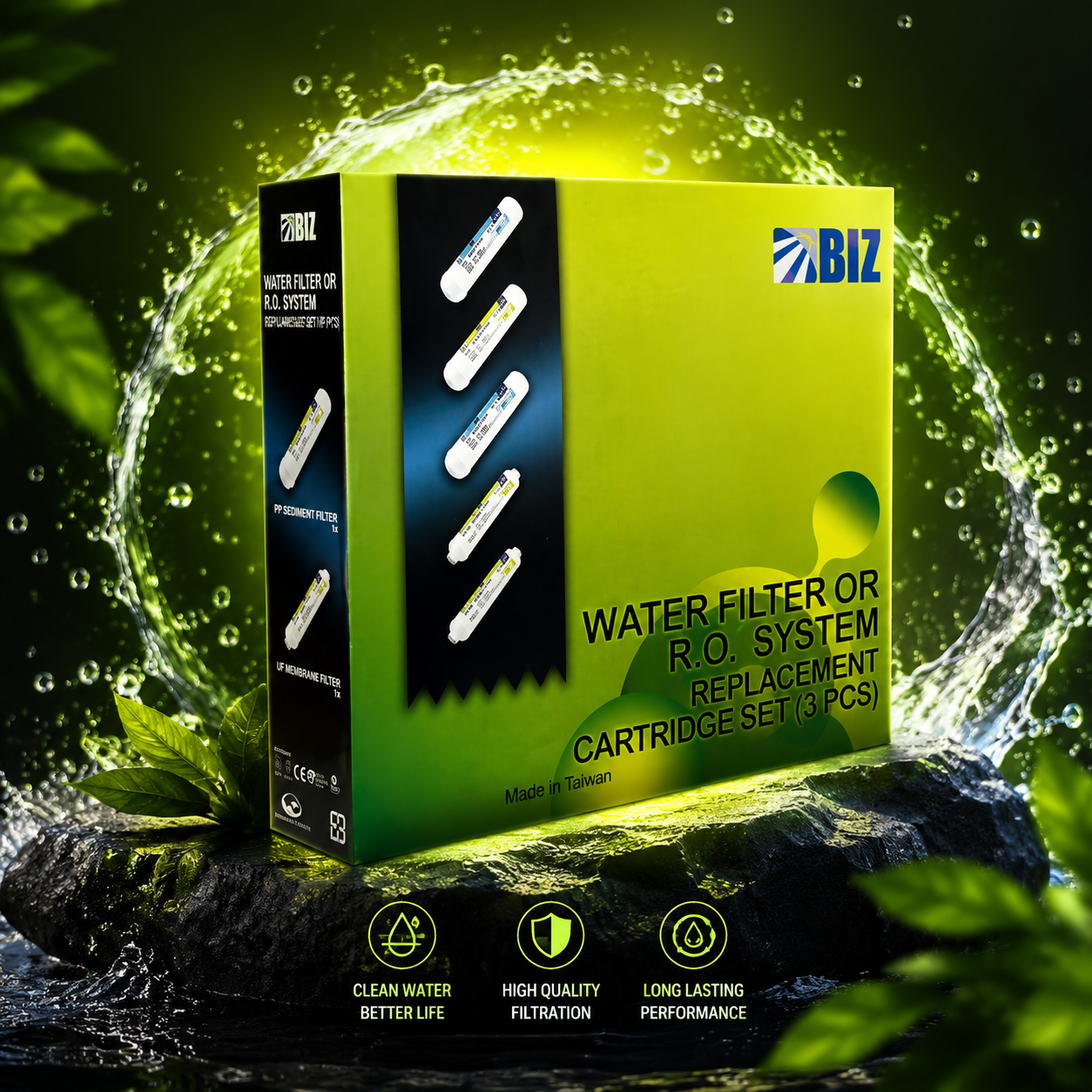 پک ۵ عددی فیلتر دستگاه تصفیه آب شش مرحله‌ای ACE01/ACE02 بیز