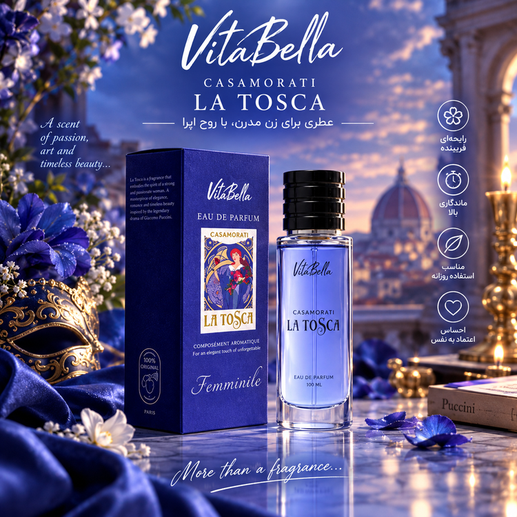 ادوپرفیوم ویتابلا ۳۵ میل رایحه La Tosca
