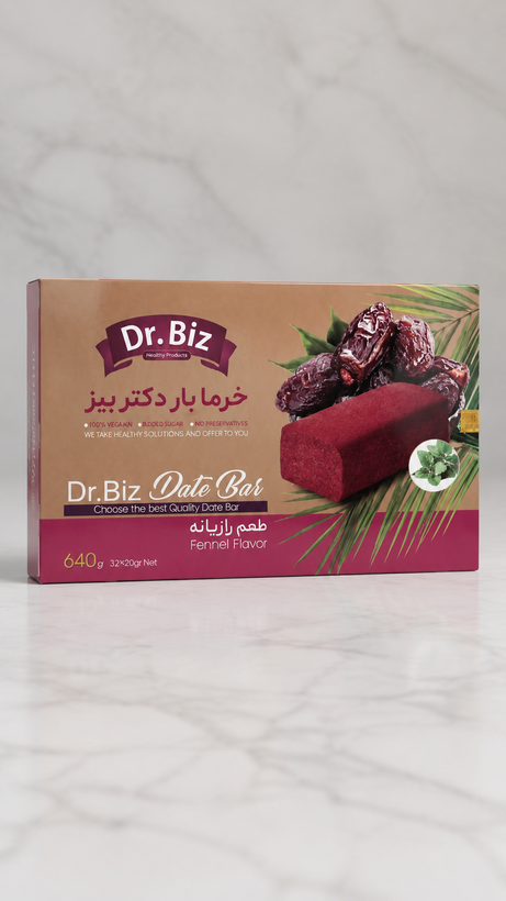 خرما بار رازیانه(تقویتی) دکتر بیز